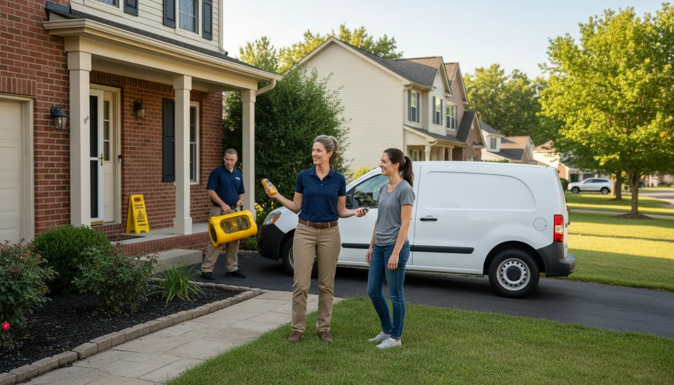 Water restoration image for Home Water Damage Repair in Fredericktown, MO